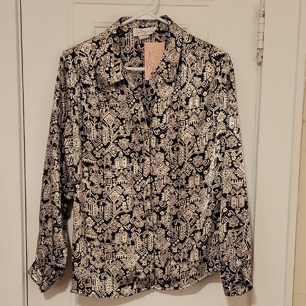 Vintage Impressions of California Blouse